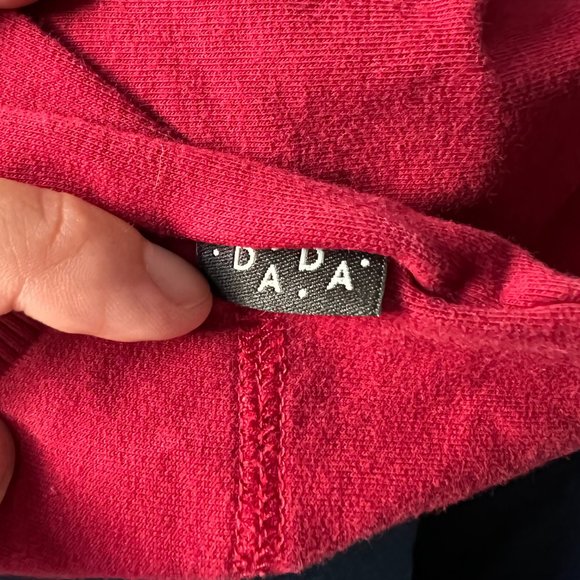 TWIN BUNDLE - 2 Dada Burgundy Cotton Sweatpants - Picture 3 of 5